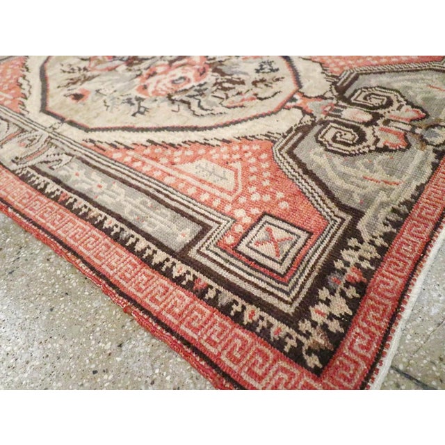 Galerie Shabab Collection Early 20th Century Turkish Ghourdes Accent Rug For Sale In New York - Image 6 of 8