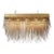 Rh Cascada Rectangular Chandelier by Timothy Oulton – 54" – Lacquered Burnished Brass For Sale
