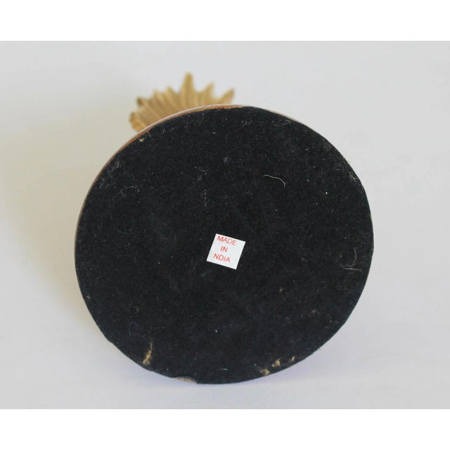 Brass Vintage Brass Eagle Sculpture For Sale - Image 8 of 9