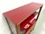 Wood Brazilian Modernist Bookcase in Red Lacquered Wood, 1950s For Sale - Image 7 of 18
