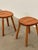 Danish Style Pine Stools, 1970s, Set of 2 For Sale - Image 5 of 10
