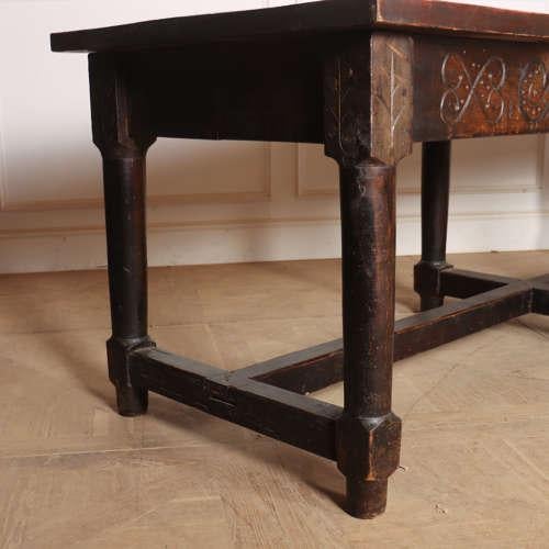 Antique Spanish Monastry Table For Sale - Image 6 of 10