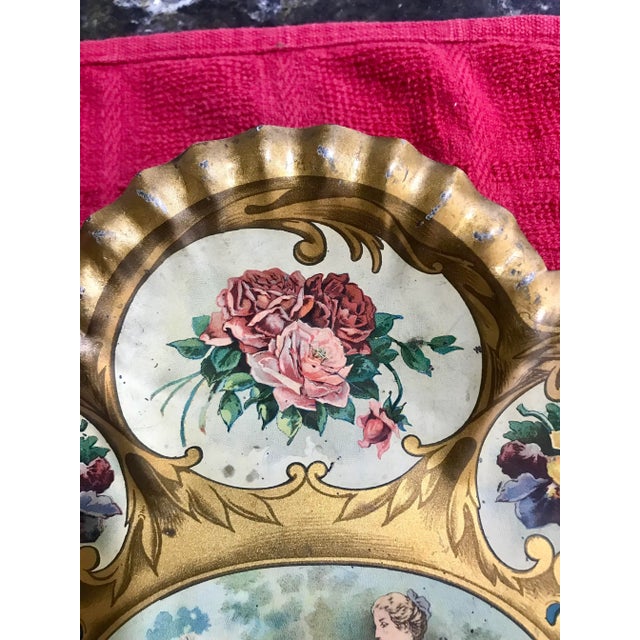 Early 20th Century Antique E. Blosser Metal Crumb Catchers- Set of 2 For Sale - Image 5 of 11