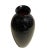 Murano Murano Black Silver and Gold Art Glass Vase For Sale - Image 4 of 8