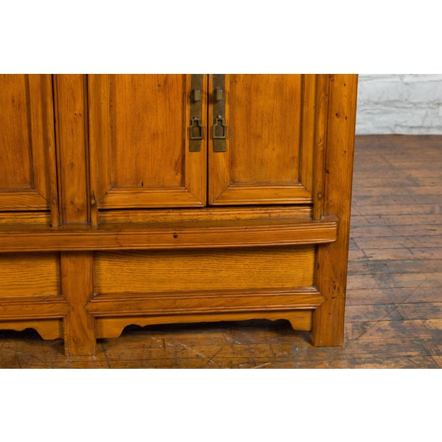 Chinese Antique Chinese Double Door Console Cabinet For Sale - Image 3 of 13