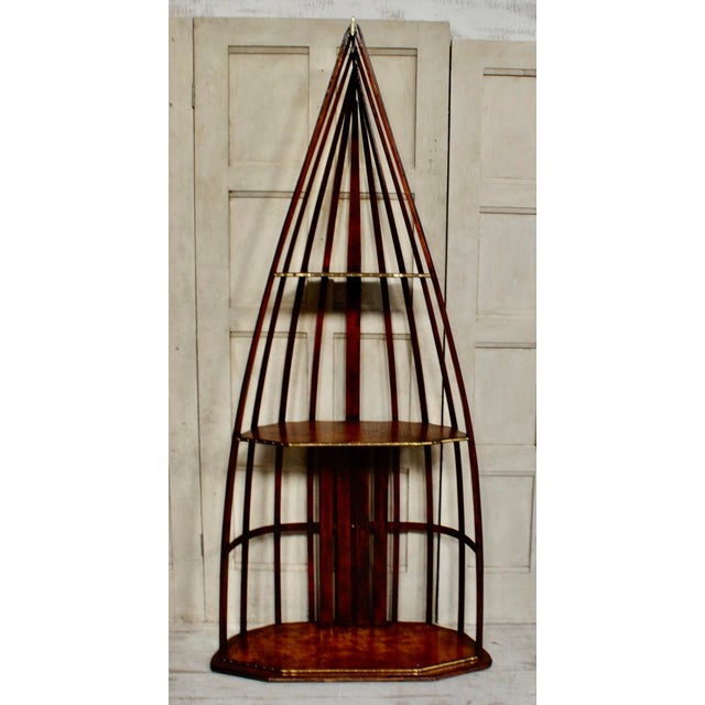 Vintage Skeleton Canoe Bookshelf by Blandford, 1940 For Sale - Image 6 of 12