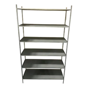 Interlude Home Modern Gray Fax Shagreen Etagere/Shelf