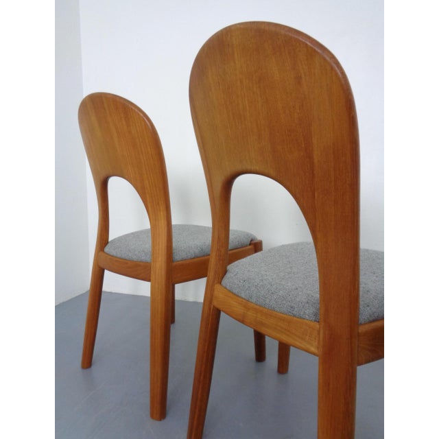 Vintage Morten Dining Chairs in Teak by Niels Koefoed for Hornslet Møbelfabrik, 1970s, Set of 4 For Sale - Image 12 of 16