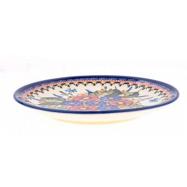 Ceramic Ceramic Dessert Plate by Ceramika Boleslawiec, Set of 4 For Sale - Image 7 of 8