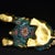 Turquoise Pair of Vintage Cloisonné Gilt Bronze Guardian Lion Statues With Turquoise Enamel For Sale - Image 8 of 11