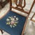 1970s Wooden Mid Century Modern Carved Needlepoint Chair For Sale - Image 4 of 7