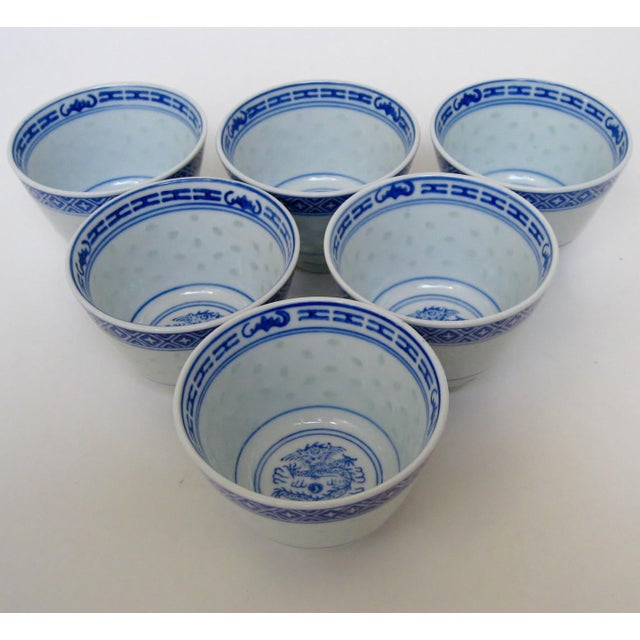 Chinese Rice Grain Cups & Plates 12 Pieces Chairish