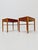Mid-Century Danish Teak and Oak Bedside Tables, 1960s, Set of 2 For Sale - Image 3 of 12
