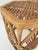 Brown Hexagonal Rattan Stools in Geometric, Woven Lattice Design, 1970s, Set of 4 For Sale - Image 8 of 12