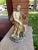 Printmaking Materials 19th C. Polychrome Statue of John the Baptist With a Lamb For Sale - Image 7 of 8