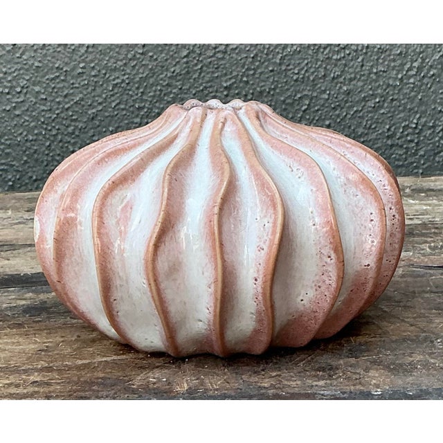 Vintage Original Studio Pottery Vase For Sale In West Palm - Image 6 of 12