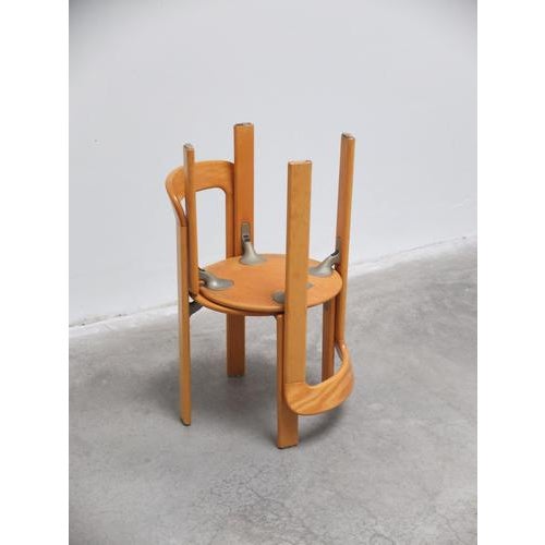 Rey Chairs by Bruno Rey for Kusch & Co, 1980s, Set of 6 For Sale - Image 18 of 18