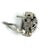 1990s Pair of John Hardy Estate Jaisalmer Belly Earrings with Omega Back 18k G Sterling Silver For Sale In New York - Image 6 of 7