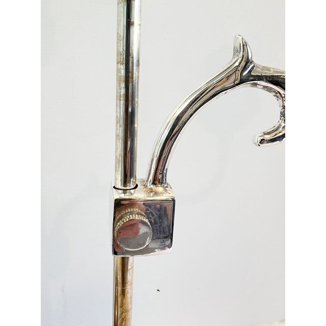 Pair of English Sheffield Plate Adjustable Candle Holders on Wood Bases-Circa 1890 For Sale - Image 12 of 12