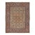 Antique Persian Mahal Rug With Bold Floral Geometry in Multicolour - Rug & Kilim For Sale