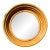Vintage Bent Rattan Mirror For Sale
