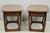 Mid-Century Modern Vintage Mid Century Modern Sculpted Walnut & Laminate Coffee End Table Set 3 Pc For Sale - Image 3 of 18
