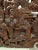 Antique Asian Hand-Carved Wall Art Wood Sculpture Fine Art Scenes For Sale - Image 10 of 12