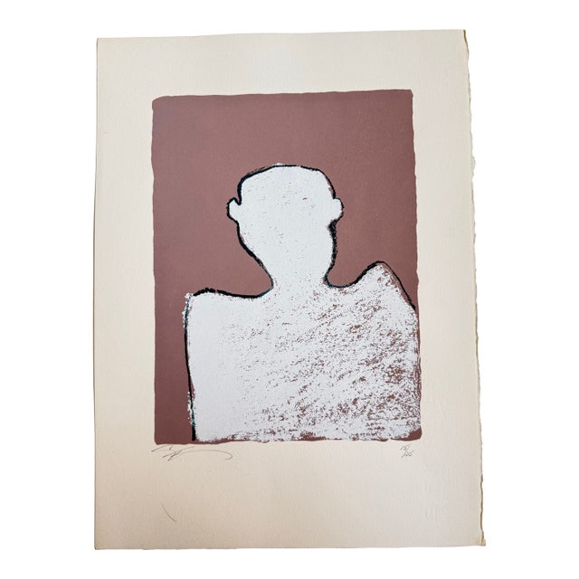 1991 E. J. Gold “Faces of War” Serigraph Print Series One #6 For Sale