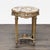 Gilded and carved base with fluted legs. Dimensions (in): 25W x 25D x 31H.
