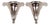 Art Deco Ezan Wall Lamps, Set of 2 For Sale