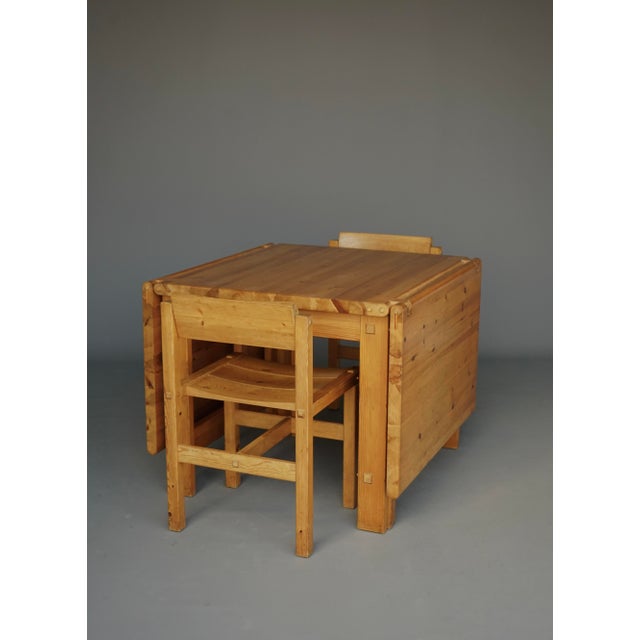 1960s Pine Dining Set by Edwin Helseth for Stange Bruk, 1960s, Set of 5 For Sale - Image 5 of 18