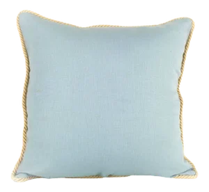 Sea Foam Solid Linen Pillow