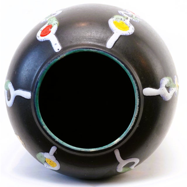 Mid-Century Modern Form + Farbe Floor Vase by Jasba Keramik, West Germany, 1960s For Sale - Image 3 of 7