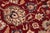 Shabby Chic Floral 1990's Pak-Persian Red/Blue Wool Rug - 6'1'' X 8'9'' For Sale - Image 4 of 9