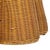 Early 21st Century Hylda Scalloped Rattan Round Accent Table in Natural For Sale - Image 5 of 6