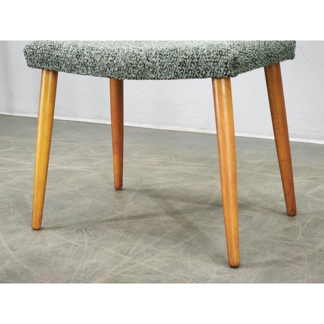 Mid-Century Modern Danish Upholstered Beech Stool, 1960s For Sale - Image 9 of 11