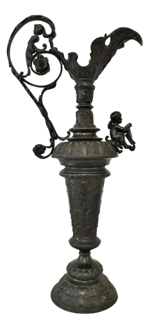 Neo-Renaissance Angel Ewer, 19th Century