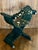 19th-Century Antique Italian Renaissance Revival Inlaid Bone Savonarola Chair For Sale - Image 9 of 18
