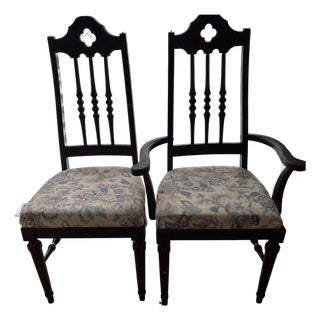 1950s Beautiful Pair of Holman Manufacturing Co. Oak Chairs For Sale