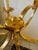 1970s Mid-Century Brass Fleur-De-Lis Chandelier For Sale - Image 5 of 6
