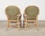 Set of Eight McGuire Organic Barley Twisted Rattan Dining Chairs For Sale - Image 17 of 18
