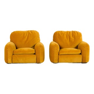 Piumotto Armchairs by Arrigo Arrigoni for Busnelli, 1970s, Set of 2 For Sale
