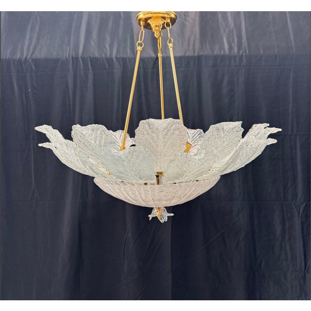 Vintage Pendant Light by Ercole Barovier for Barovier & Toso, 1970s For Sale - Image 10 of 10