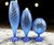Blue Murano Glass Vases attributed to Novecento Venziano, 1970s, Set of 3 For Sale - Image 13 of 18