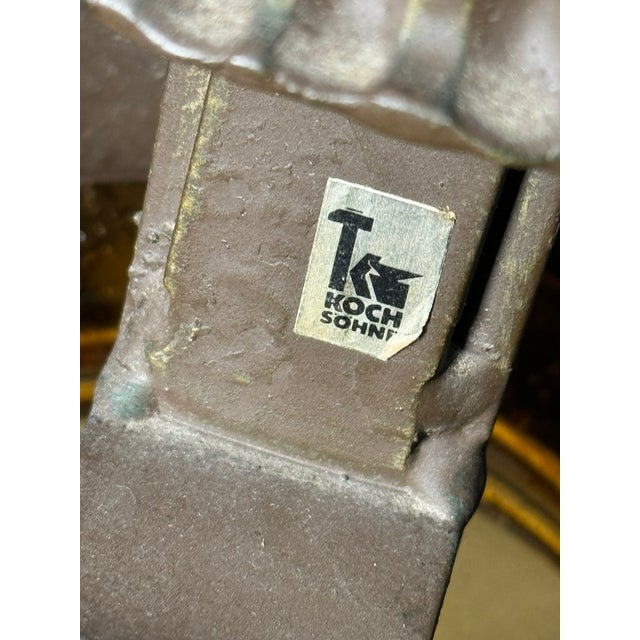 Glass Amber Glass Pendant Lamp from Koch & Söhne, Germany, 1930s For Sale - Image 7 of 11