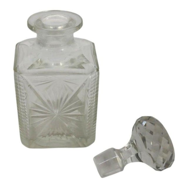 Four Vintage Dimiutive Cut & Pressed Glass Spirit Decanters C1940 For Sale - Image 12 of 18
