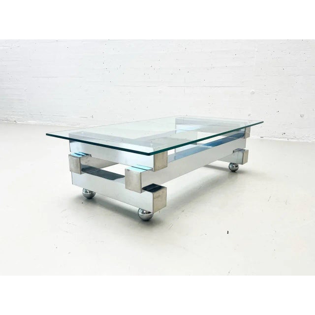 Silver Coffee Table by David Hicks, 1970s For Sale - Image 8 of 16