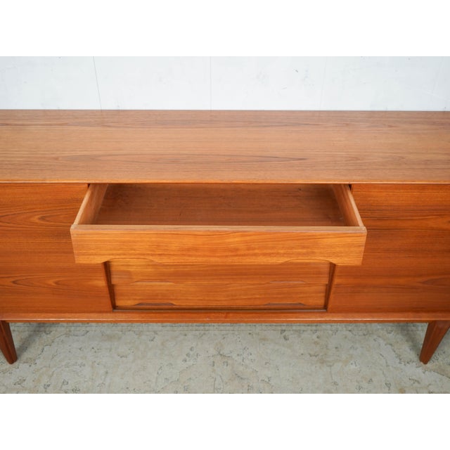 1960s Mid-Century Danish Teak Sideboard by Henry Rosengren Hansen for Skovby, 1960s For Sale - Image 5 of 13