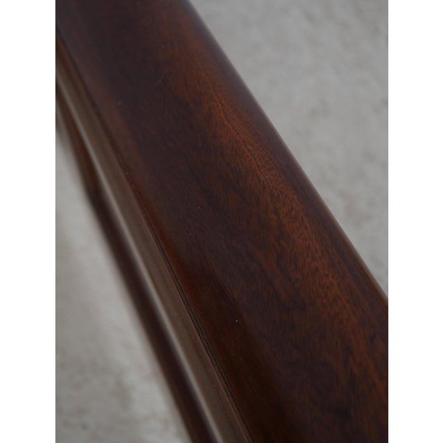 Ethan Allen Mahogany Newport Sleigh Queen Size Bed For Sale - Image 9 of 16