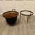 Hand Beaten Copper Cooking Cauldron on Stand, 1850s For Sale - Image 6 of 7